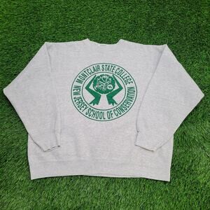 Vintage Montclair University Sweatshirt Womens 2XL 25x24 USA